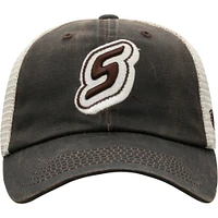 Top of the World marron du sud-est de la Louisiane Lions Scat Mesh Trucker Snapback Hat pour hommes