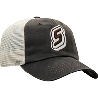 Top of the World marron du sud-est de la Louisiane Lions Scat Mesh Trucker Snapback Hat pour hommes