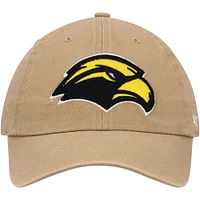 Men's '47 Khaki Southern Miss Golden Eagles Clean Up Adjustable Hat