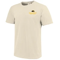 T-shirt crème pour homme avec motif mascotte des Golden Eagles de Southern Miss