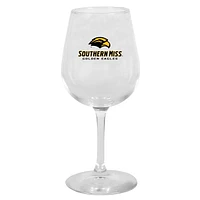 Southern Miss Golden Eagles 12oz. Stemmed Wine Glass