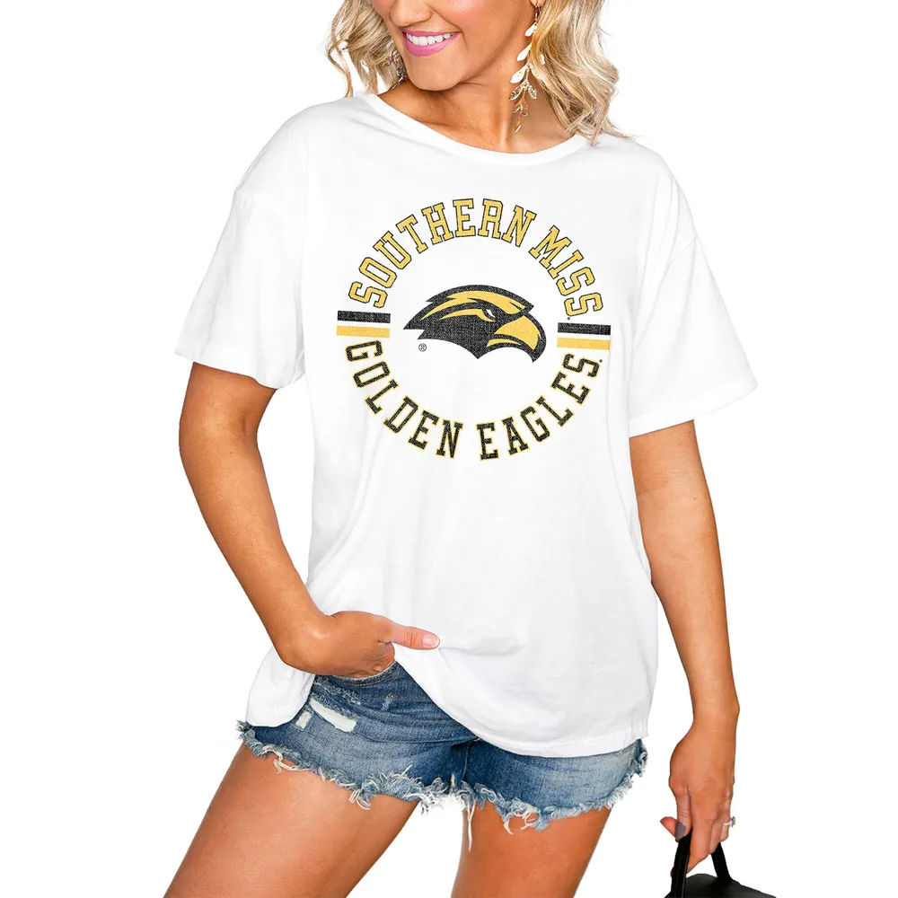 Lids Southern Miss Golden Eagles Women's Vintage Days Easy T-Shirt