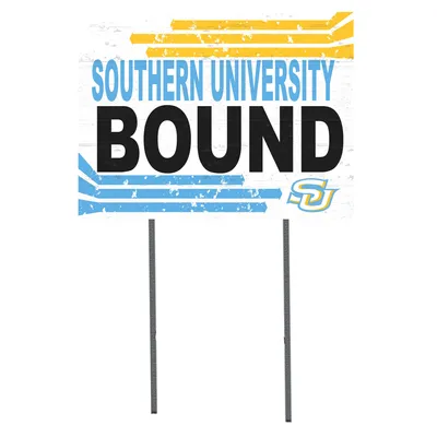 Southern University Jaguars 18'' x 24'' Bound Yard Sign
