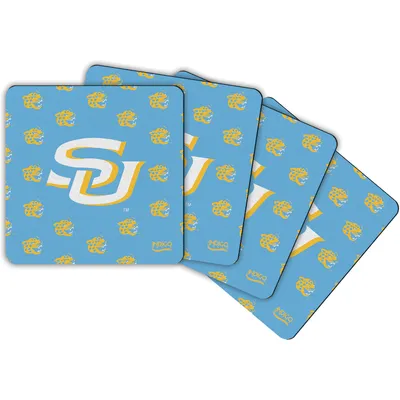 Southern University Jaguars Four-Pack Square Repeat Coaster Set