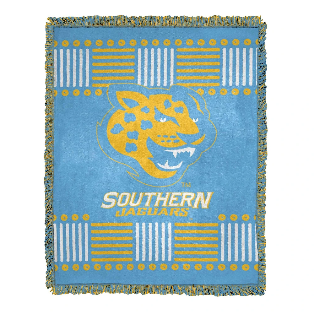 The Northwest Group Southern University Jaguars Homage Jacquard Throw Blanket