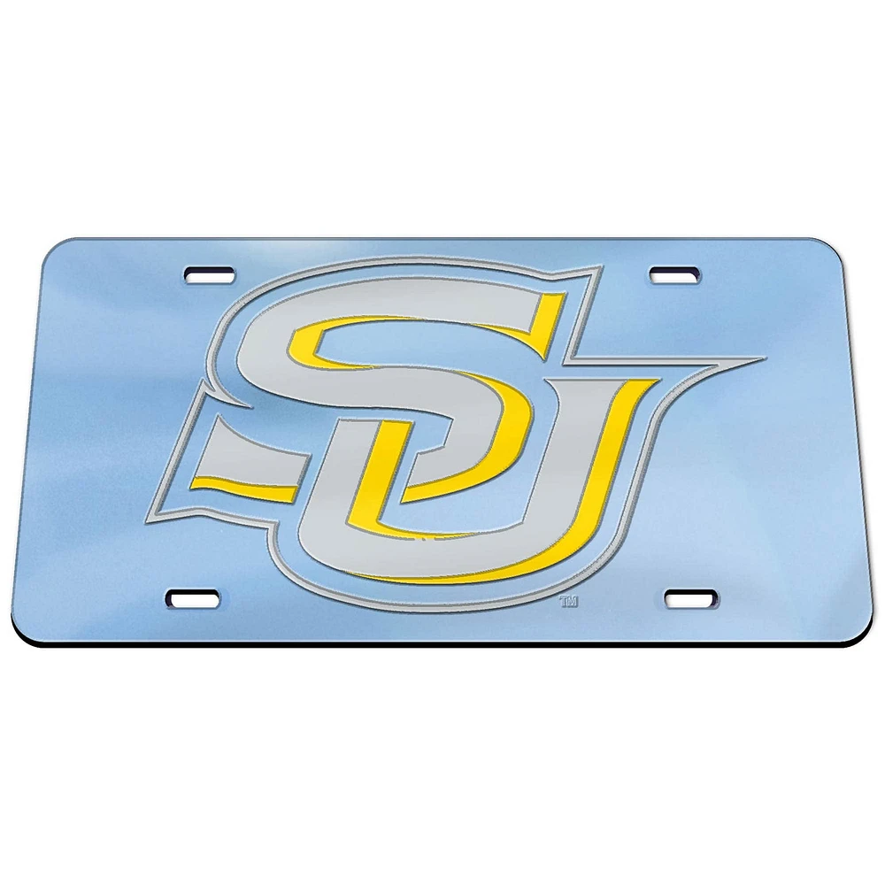 Plaque d'immatriculation WinCraft Southern University Jaguars Classic