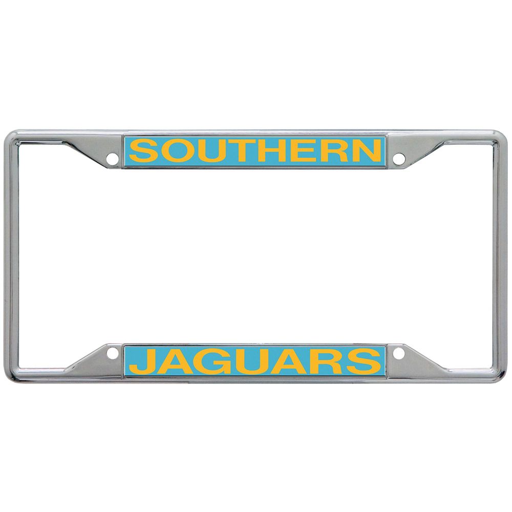 WinCraft Southern University Jaguars Printed Metal License Plate Frame