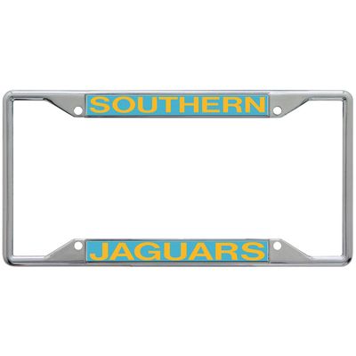 WinCraft Southern University Jaguars Printed Metal License Plate Frame