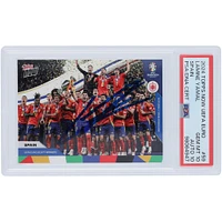 Lamine Yamal Spain National Team Autographed 2024 Topps Now Spain UEFA Euro Winners #59 PSA Authenticated 10/10 Card