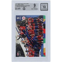 Lamine Yamal Spain National Team Autographed 2024 Topps Now UEFA Euro UEFA Euro 2024 Winners #59 Beckett Fanatics Witnessed Authenticated 9/10 Rookie Card