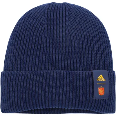 Men's adidas Navy Spain National Team Woolie Cuffed Knit Hat