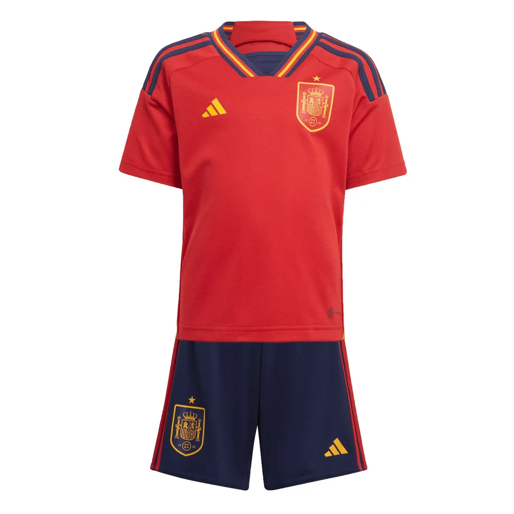 En el nombre Hasta Arashigaoka Lids Spain National Team adidas Toddler 2022/23 Home Mini Kit - Red/Navy |  Green Tree Mall