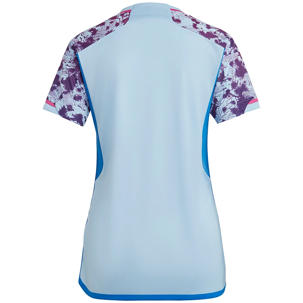 Maillot Femme adidas Espagne National Team 2023 Extérieur Replica Bleu