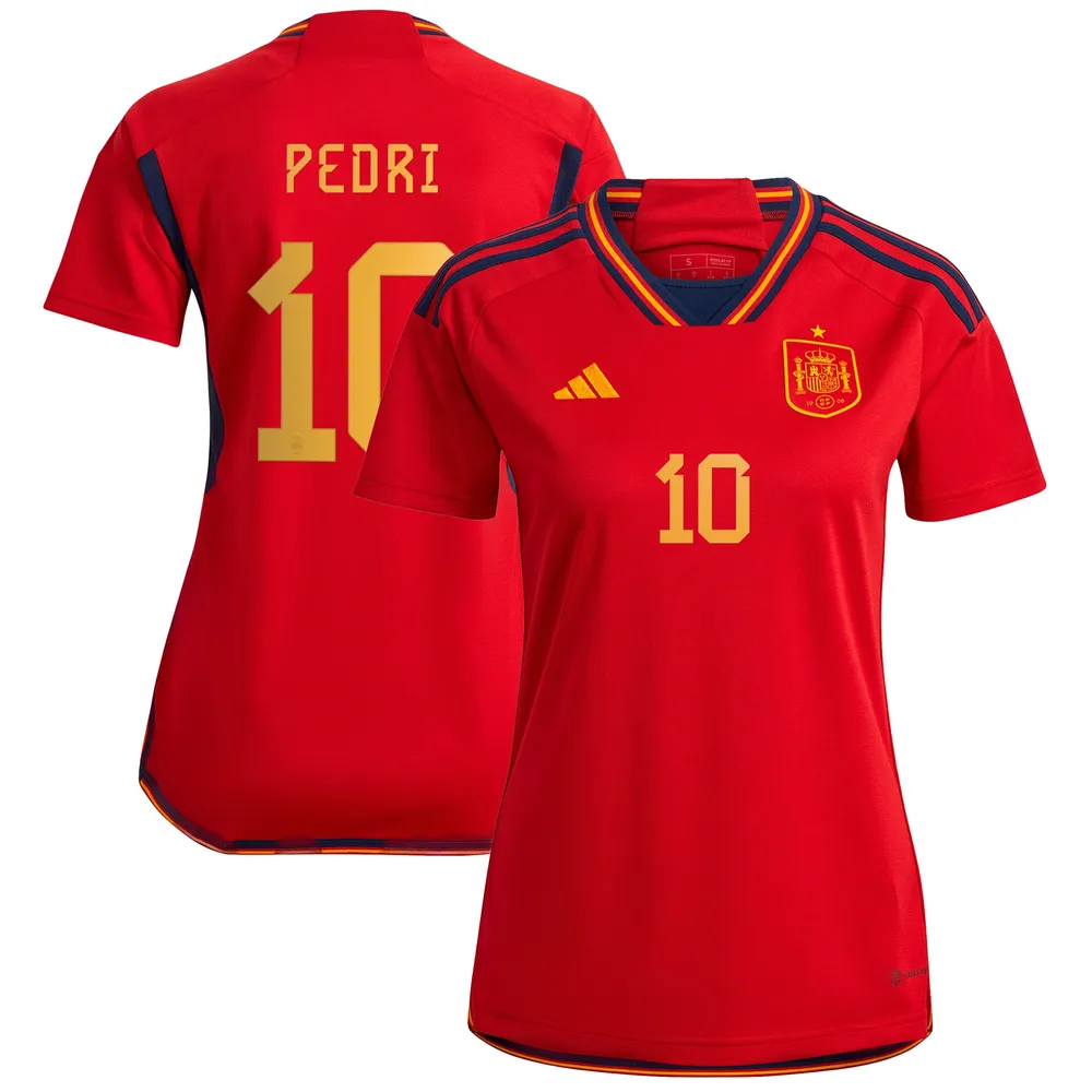 Adidas Pedri Spain National Team 2022/23 Home Player Jersey