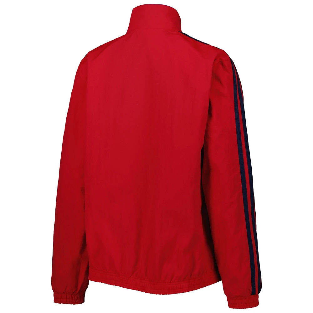 Veste AEROREADY réversible Full-Zip Anthem de l'équipe nationale d'Espagne adidas rouge/bleu pour femme