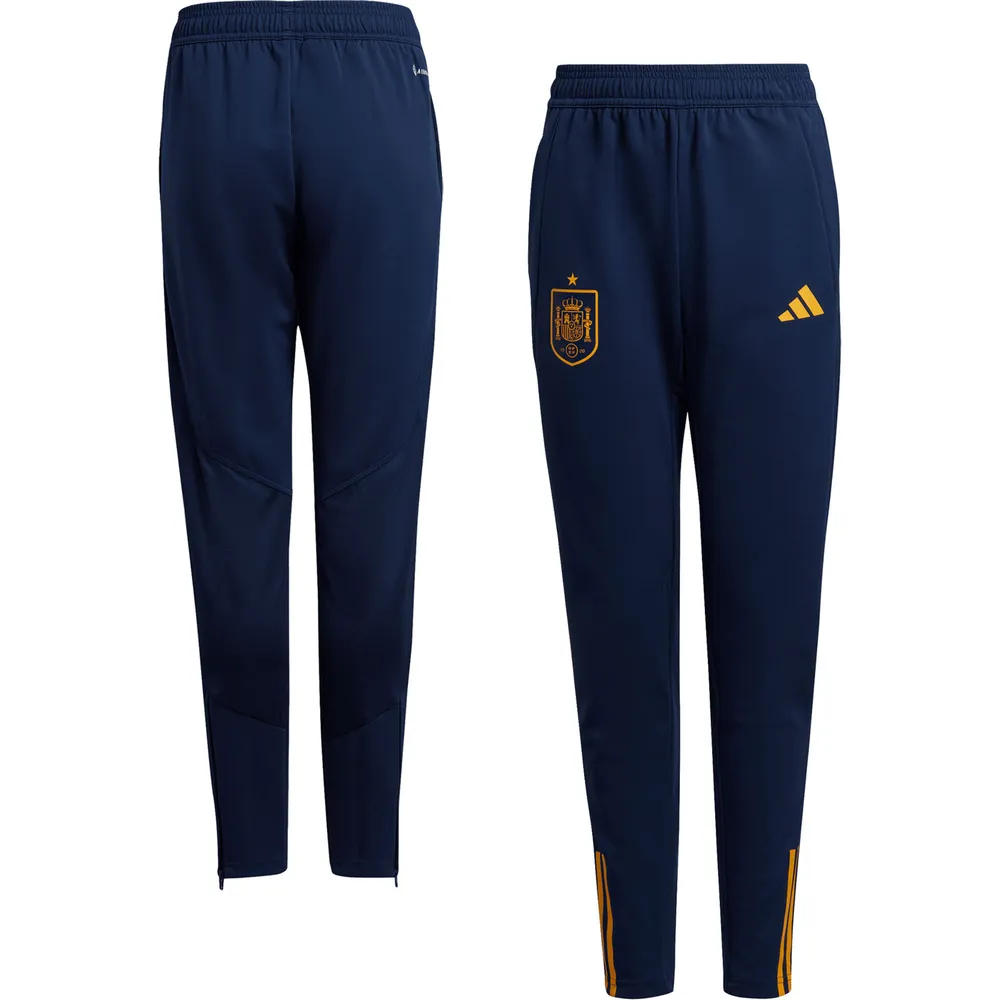 Pantalon d'entraînement AEROREADY de l'équipe nationale d'Espagne adidas bleu marine pour enfant