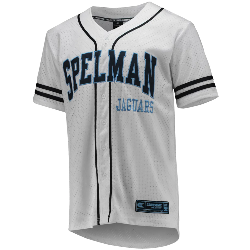 Men's Colosseum White Spelman College Jaguars Free Spirited Mesh