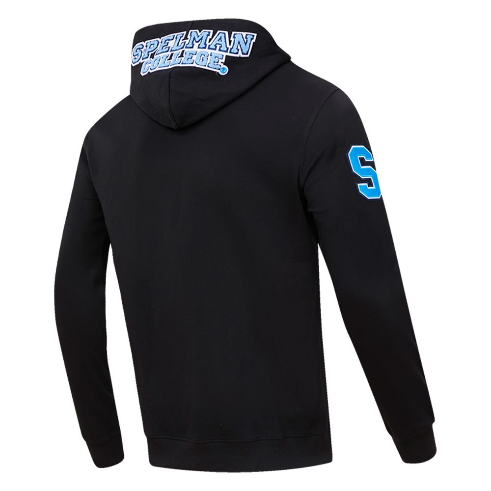 Men's Pro Standard Black Spelman College Jaguars University Classic Pullover Hoodie