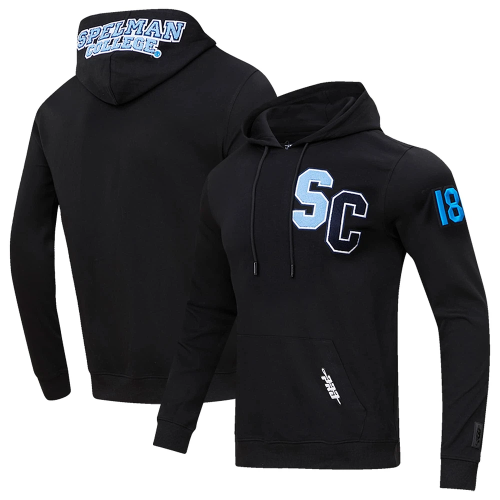 Sweat à capuche classique Pro Standard Spelman College Jaguars University pour homme, noir