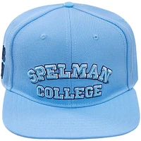 Casquette Snapback bleu clair Pro Standard pour homme avec logo Arch des Jaguars du Spelman College