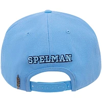 Casquette Snapback bleu clair Pro Standard pour homme avec logo Arch des Jaguars du Spelman College