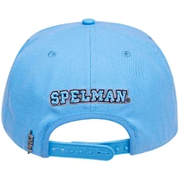Casquette Snapback bleu clair Pro Standard pour homme avec logo Arch des Jaguars du Spelman College