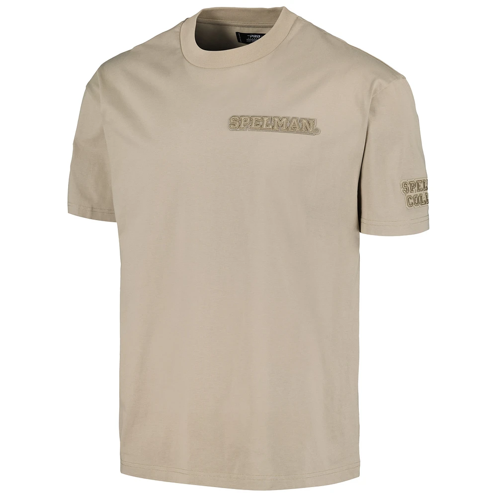 T-shirt neutre Pro Standard Tan Spelman College Jaguars pour hommes