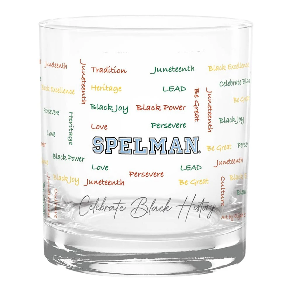 Spelman College Jaguars 14oz. Black History Month Rocks Glass