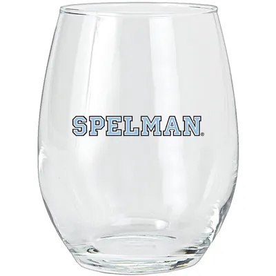 Spelman College Jaguars 15oz. Stemless Glass Tumbler