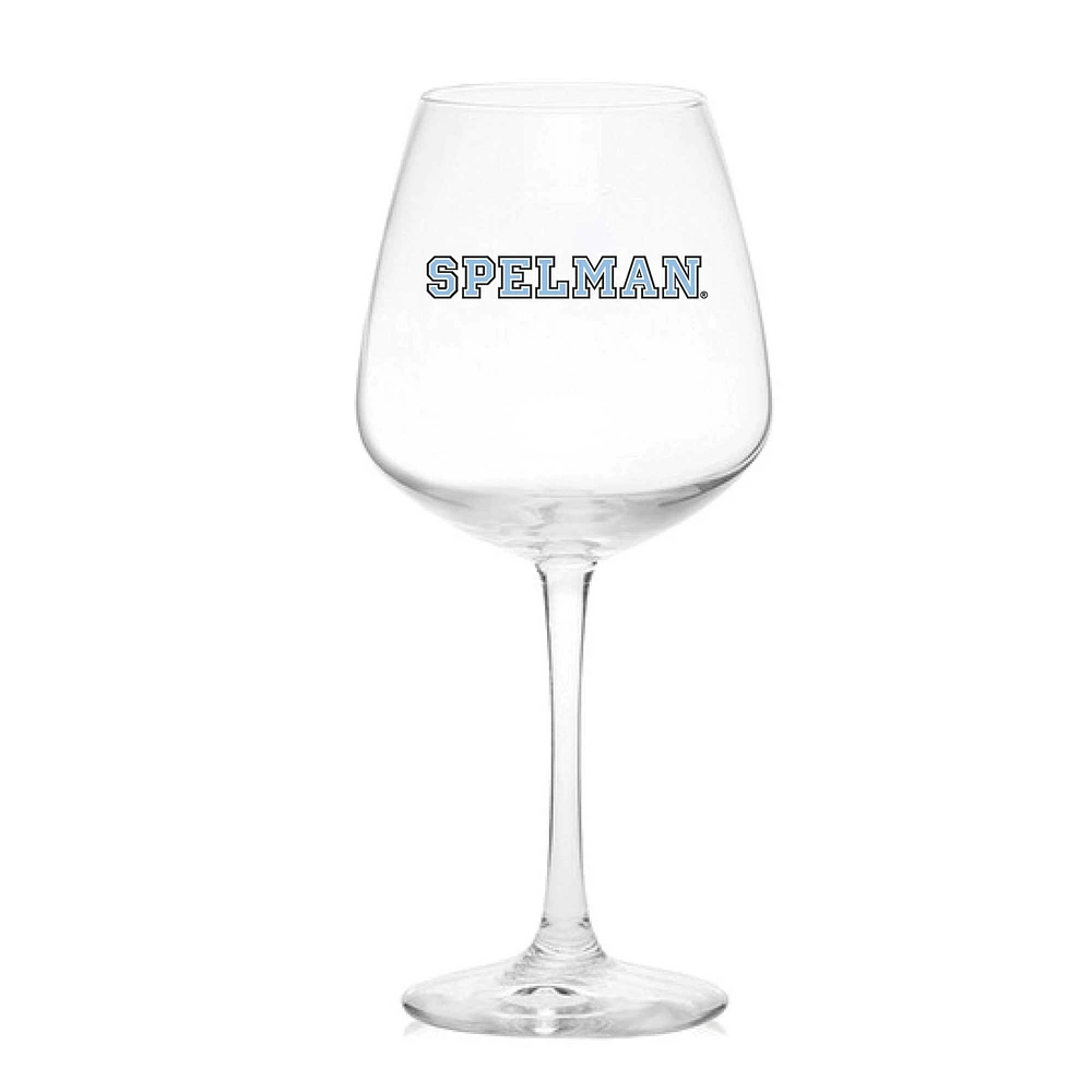 Jaguars du Collège Spelman 18oz. Verre à vin à pied