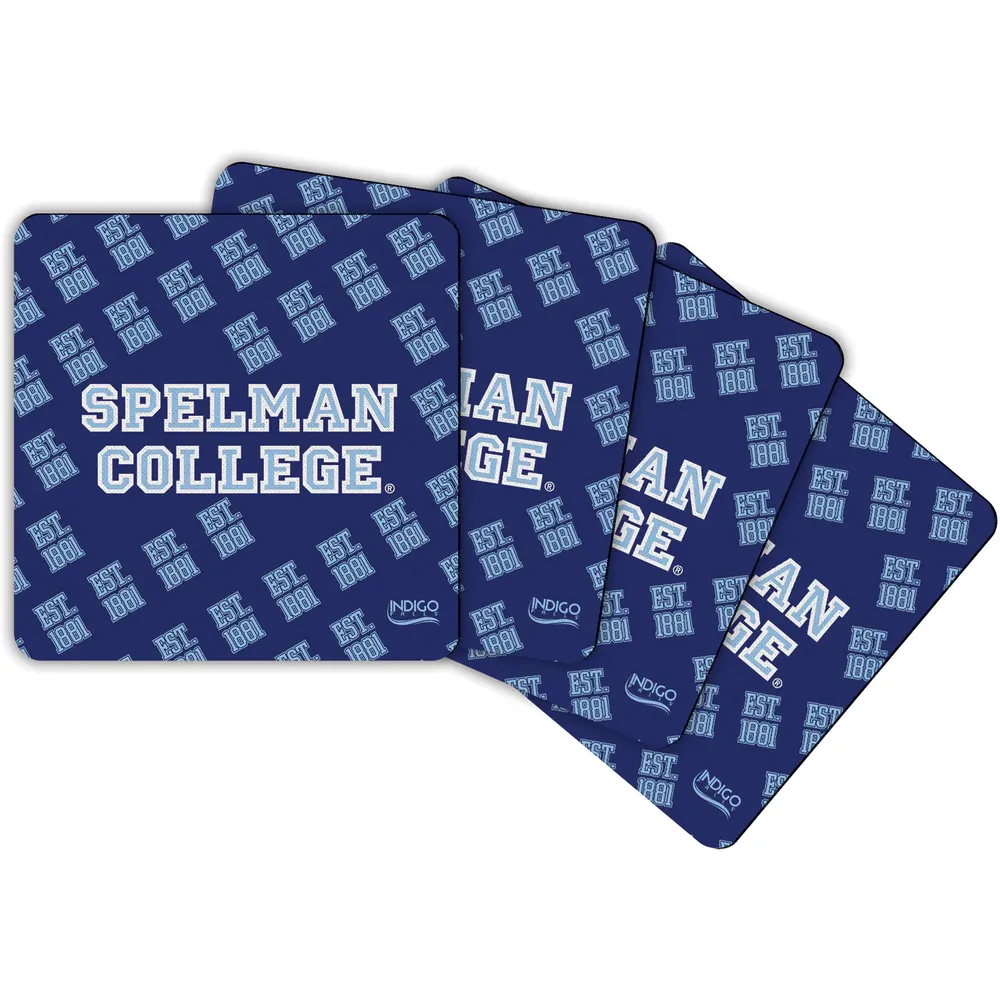 Spelman College Jaguars Four-Pack Square Repeat Coaster Set