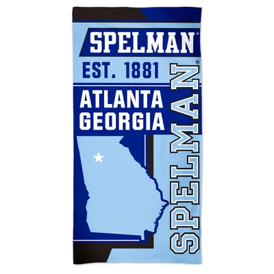 Spelman College Jaguars WinCraft 60'' x 30'' State Spectra Beach Towel