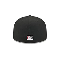 Men's New Era  Black Spokane Indians Theme Nights 59FIFTY Fitted Hat