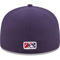 Men's New Era Navy Spokane Indians Authentic Collection 59FIFTY Fitted Hat