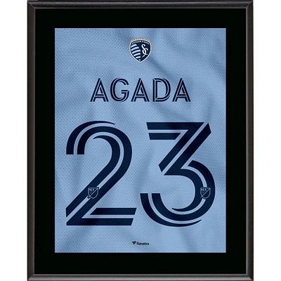  Sporting Kansas City 10.5" x 13" Hoops 4.0 Jersey Style Number 23 Sublimated Plaque