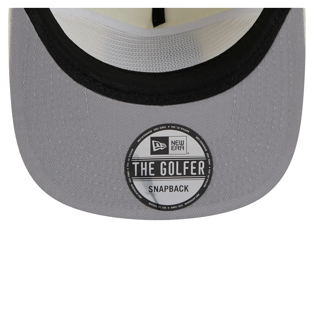 Men's New Era  Cream Sporting Kansas City 2025 Kickoff Snapback Golfer Hat