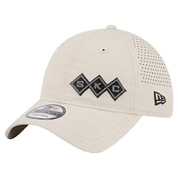 Men's New Era  Tan Sporting Kansas City Active 9TWENTY Adjustable Hat