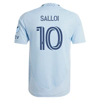 Maillot de joueur authentique adidas Daniel Salloi bleu clair Sporting Kansas City 2025 One KC pour homme