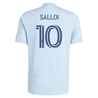 Maillot réplique de joueur adidas Daniel Salloi bleu clair Sporting Kansas City 2025 One KC pour homme