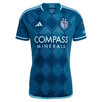 Men's adidas Jake Davis Navy Sporting Kansas City 2024 Diamonds Our Forever Authentic Player Jersey