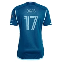 Men's adidas Jake Davis Navy Sporting Kansas City 2024 Diamonds Our Forever Authentic Player Jersey