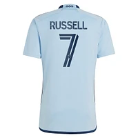 Men's adidas Johnny Russell Light Blue Sporting Kansas City 2023 Hoops 4.0 Replica Player Jersey