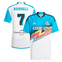 Men's adidas Johnny Russell White Sporting Kansas City 2024 Archive Replica Jersey