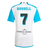 Maillot adidas Johnny Russell blanc Sporting Kansas City 2024 Archive Replica pour homme