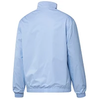 Men's adidas Navy/Light Blue Sporting Kansas City 2023 On-Field Anthem Full-Zip Reversible Team Jacket