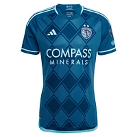 Men's adidas  Navy Sporting Kansas City 2024 Diamonds Our Forever Authentic Jersey