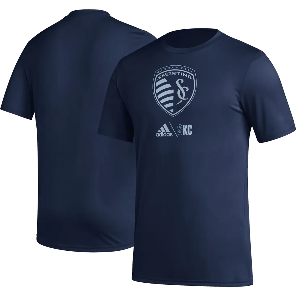 Mitchell & Ness Sky Blue Sporting Kansas City Mesh V-Neck T-Shirt