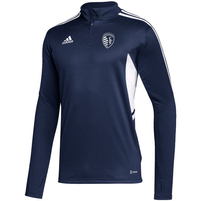 Haut d' Entraînement adidas Sporting Kansas City bleu marine pour homme