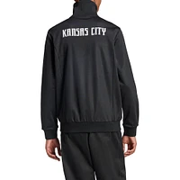 Men's adidas Originals Black Sporting Kansas City 2024 Anthem Full-Zip Jacket