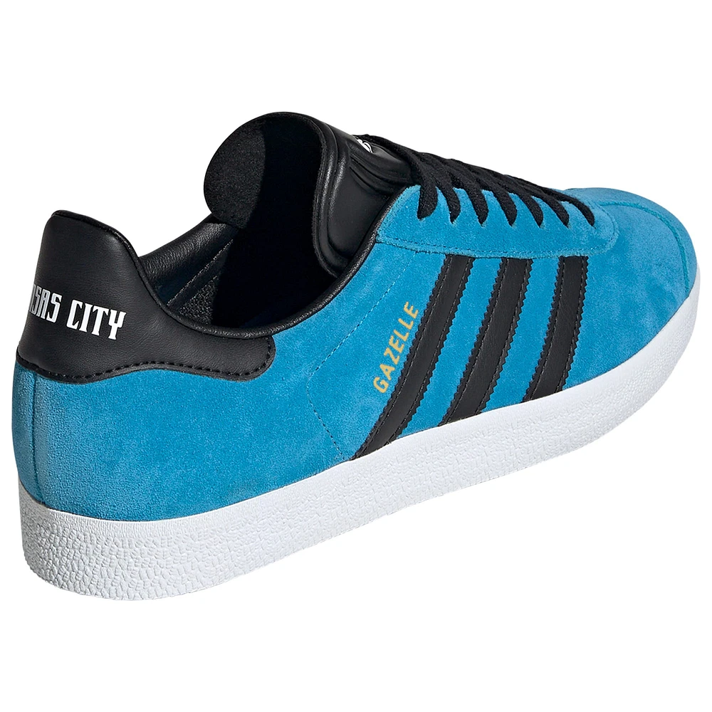 Chaussures adidas Originals Turquoise Sporting Kansas City 2024 Hook Gazelle pour hommes